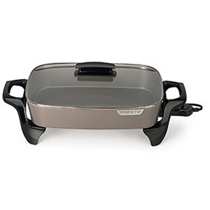 0685607 16-inch Electric Skillet with ceramic nonstick surface.