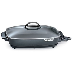 0685806 16-inch Electric Slimline Skillet with Glass Cover.