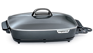 0685806 16-inch Electric Slimline Skillet with Glass Cover.
