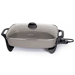 0686001 16-inch Electric Skillet with Glass Cover.