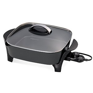 0711709 12-inch Electric Skillet with Glass Cover.