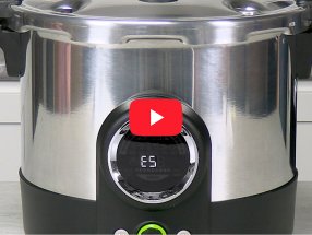 Link to a video about troubleshooting Presto Precise Digital Canner Error Codes 1, 2, 4, and 5.