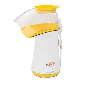 0486402 White and Yellow PopLite hot air popper