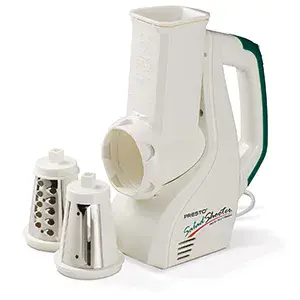 0291004 SaladShooter® electric slicer/shredder with processing cones.