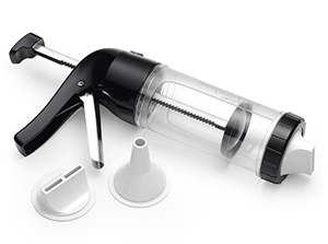 0863201 Jerky Gun with the included nozzles.