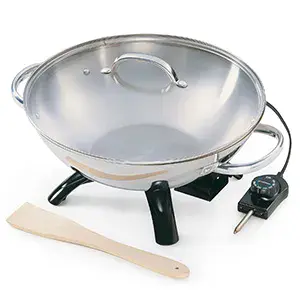 0590001 Stainless Steel Electric Wok