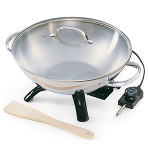 0590001 Stainless Steel Electric Wok