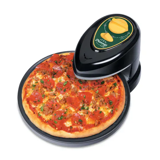 03434 Green and Gold Pizzazz Plus rotating pizza oven.