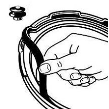 09906 Pressure Cooker Sealing Ring/Automatic Air Vent Pack