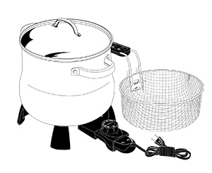 0602001 Stainless Steel Options electric multi-cooker/steamer