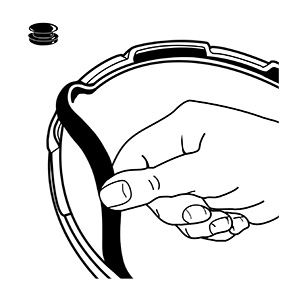 09924 Pressure Cooker Sealing Ring/Overpressure Plug Pack