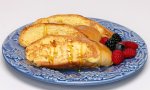 Vanilla Cream French Toast on a plate.