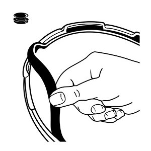 09985 Pressure Canner Sealing Ring/Overpressure Plug Pack