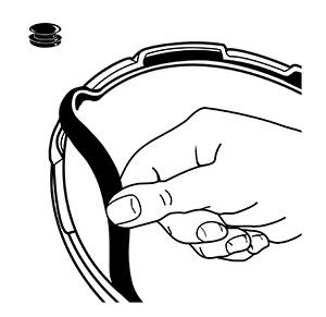 09985 Pressure Canner Sealing Ring/Overpressure Plug Pack