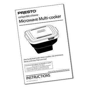 4001013 Instruction Booklet Cover