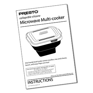 4001013 Instruction Booklet Cover