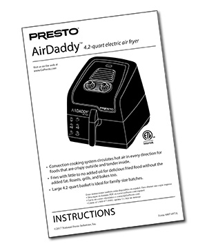 4007057 Instructional Manual Cover