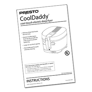 4040049 Instruction Book Cover