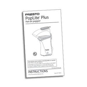 4077004 Instruction Book Cover