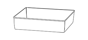 44332 Popcorn Tray