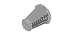 81522 Medium Shred Cone
