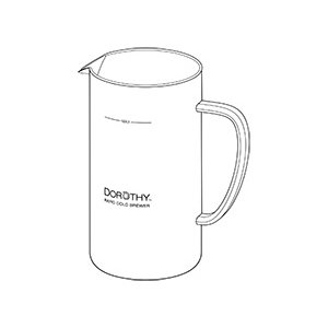 81641 Glass Carafe