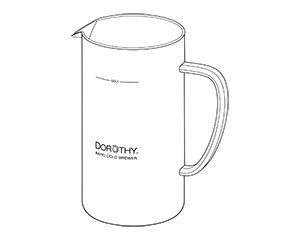 81641 Glass Carafe