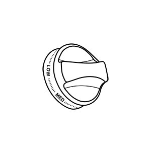 81673 Heater Dial