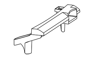 85762 Right Handle/Leg Frame