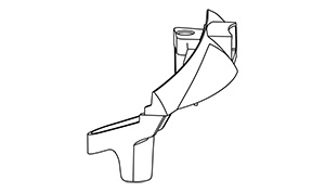 85766 Right Handle/Leg Frame