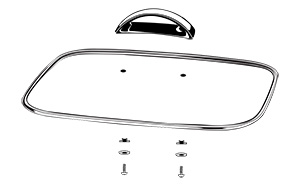 85867 Glass Cover with Handle