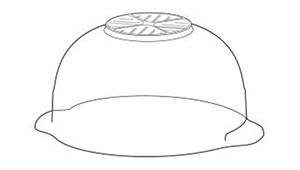 85998 Cover/Serving Bowl