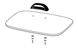 86012 Glass Cover and Handle Assembly