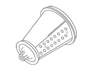 09937 Fine Shred Cone
