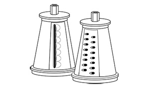 09946 Coarse and Fine Shred Cones