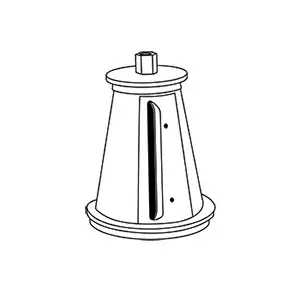 09966 Thin Slice Cone for the Professional SaladShooter® electric slicer/shredder