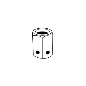 25009 Vent Pipe Nut