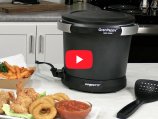 Link to a video about the Presto GranPappy&reg;electric deep fryer