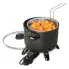 The Presto Kitchen Kettle multi-cooker/steamer with the glass cover off and fried ravioli in the basket.
