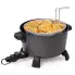 The Kitchen Kettle XL multi-cooker/steamer with waffle fries in the basket