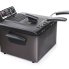The Dual Basket ProFry immersion element deep fryer with the cover on and the baskets in place in the fryer.