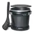 The GranPappy® electric deep fryer with the cover and scoop.