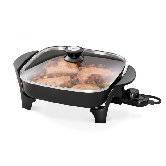 06626 11-inch Electric Skillet with Glass Cover.