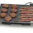 The Tilt-n-Fold XL Electric Griddle cooking breakfast sausage and bacon.