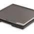 The Tilt-n-Fold Family-size Electric Griddle folded gor storage.