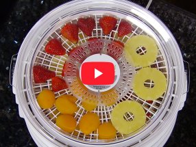 Link to a video about the Presto Dehydro Digital Food Dehydrator.