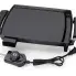 The Liddle Griddle mini-griddle with the removable heat control in the foreground.