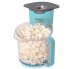 The PopLite My Munch hot air corn popper with the cover off and filled with popped popcorn.