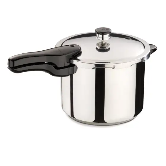 01362 6-Quart Stainless Steel Pressure Cooker.