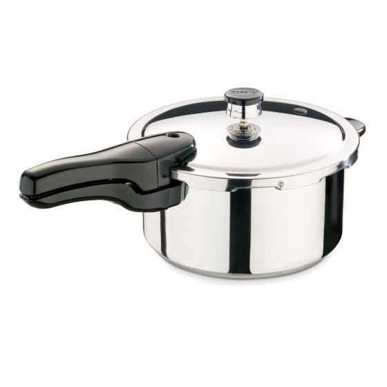 01341 4-Quart Stainless Steel Pressure Cooker.